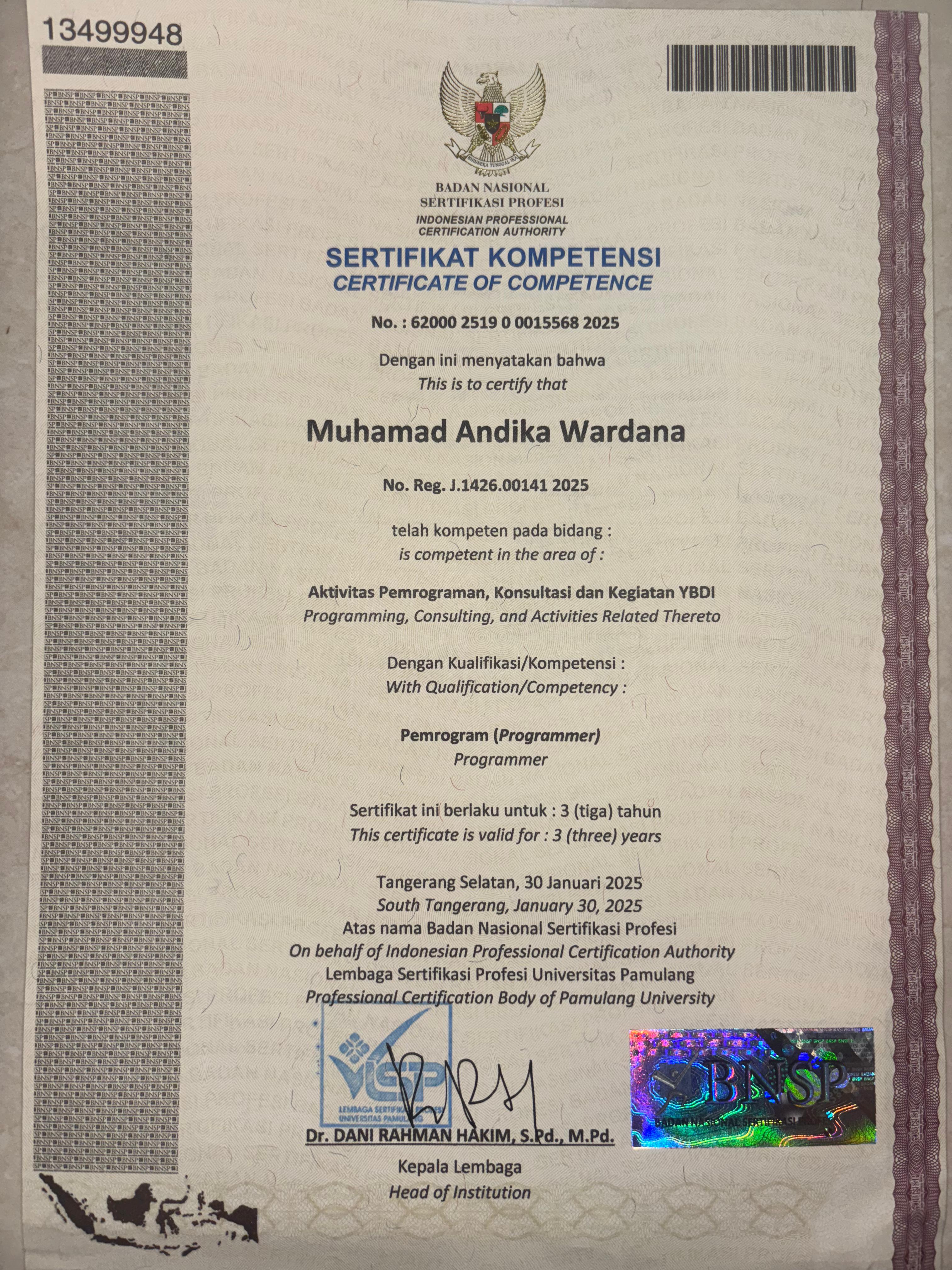 Programming, Consulting, and Activities Related Thereto